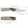 Нож SRM Dome, Brown G10, Stonewash (106M-GW) изображение 10