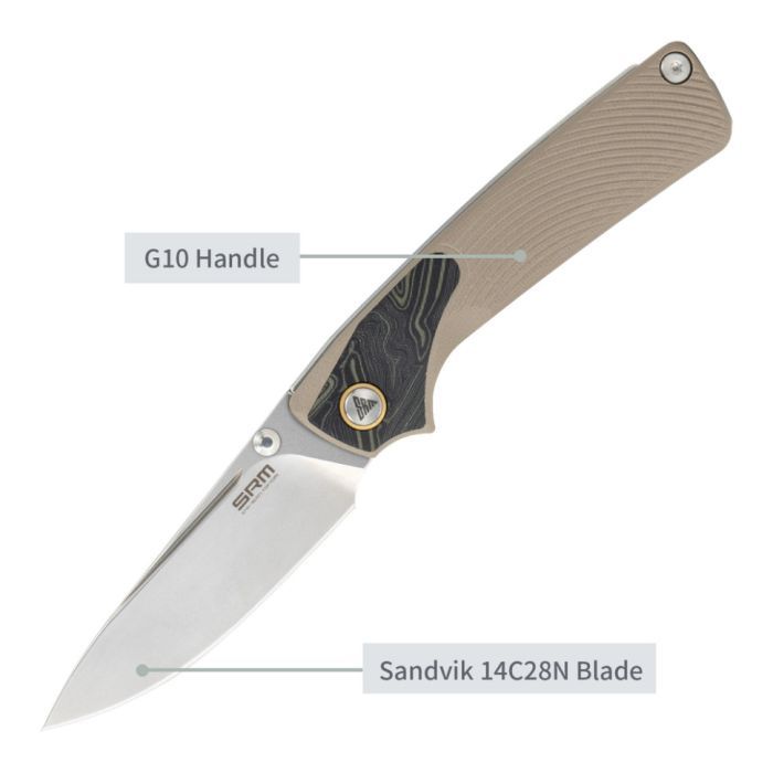 Нож SRM Dome, Brown G10, Stonewash (106M-GW) изображение 9