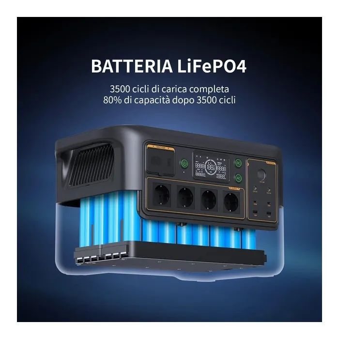 Зарядна станція Pecron F3000LFP 3600W 3072Wh (F3000LFP) зображення 3