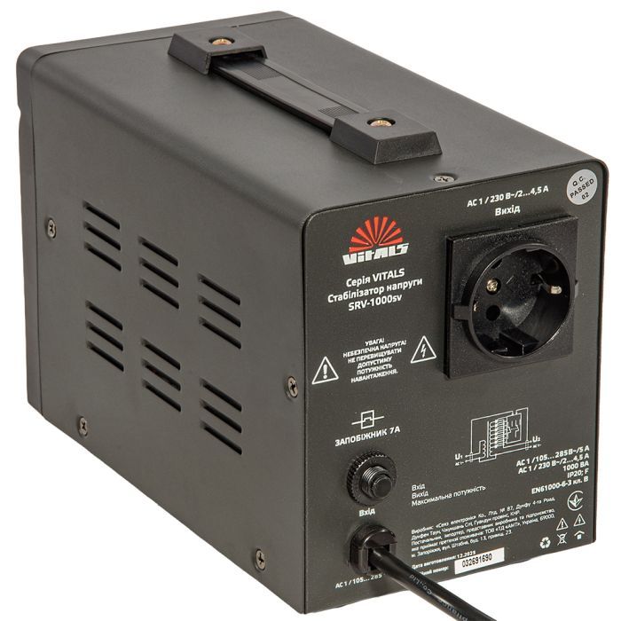 Стабилизатор напряжения Vitals SRV-1000sv (246600) изображение 4
