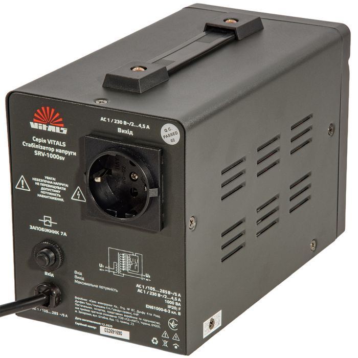 Стабилизатор напряжения Vitals SRV-1000sv (246600) изображение 6