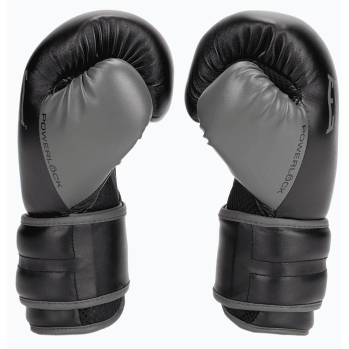 Боксерские перчатки Everlast PowerLock Boxing Training Gloves P00002285 чорний 14 унцій (009283608347) изображение 5
