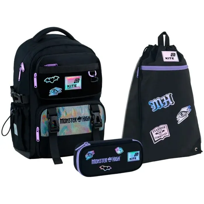 Школьный набор Kite 1022 Education Monster High (SET_MH26-1022M)