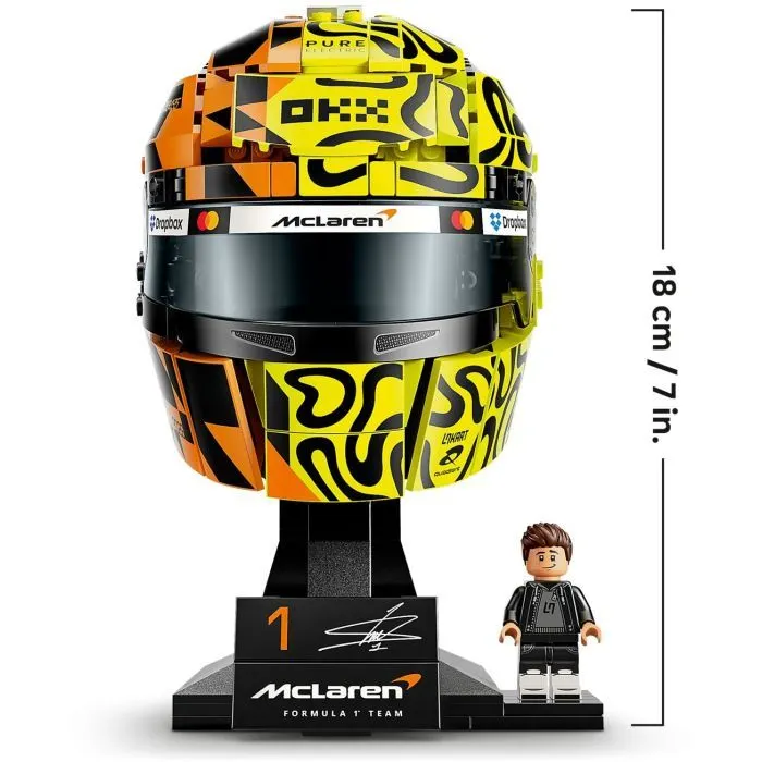 Конструктор LEGO Editions Шлем Ландо Норриса из команды McLaren, 793 детали (43023) изображение 7