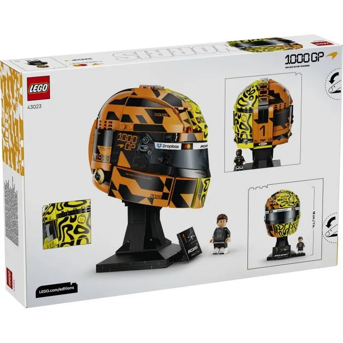 Конструктор LEGO Editions Шлем Ландо Норриса из команды McLaren, 793 детали (43023) изображение 8