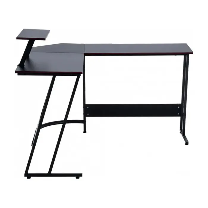 Комп'ютерний стіл GT Racer T-1741 Black (T-1741 (130x130x45x73) Black) зображення 3