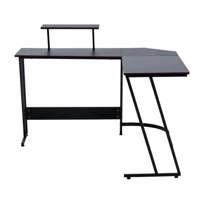 Комп'ютерний стіл GT Racer T-1741 Black (T-1741 (130x130x45x73) Black) зображення 4