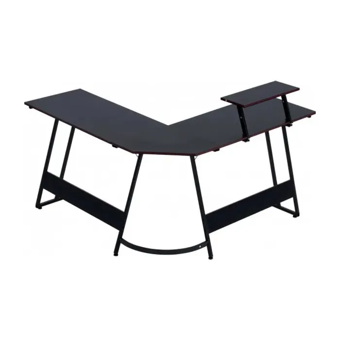 Комп'ютерний стіл GT Racer T-1741 Black (T-1741 (130x130x45x73) Black) зображення 5