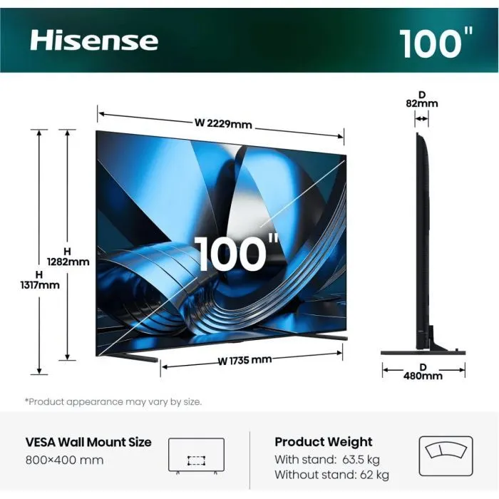 Телевизор Hisense 100U7SE изображение 9