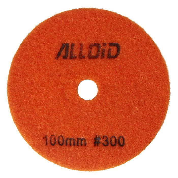 Круг зачистной Alloid Pro, алмазный, шлифовальный, на липучке, 100мм, зерно 1000 (DD-63289)