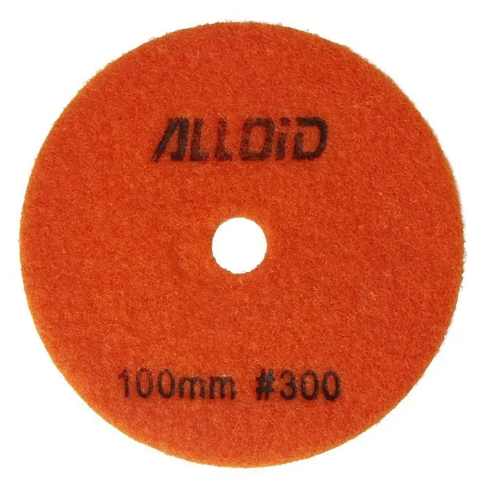 Круг зачистний Alloid Pro, алмазний, шліфувальний, на липучці, 100мм, зерно 300 (DD-63287)