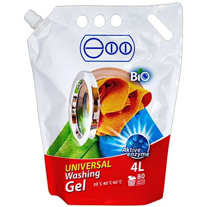 Гель для стирки Eff ВІО Universal Washing Gel Дой-пак 4 л (4820017663892)