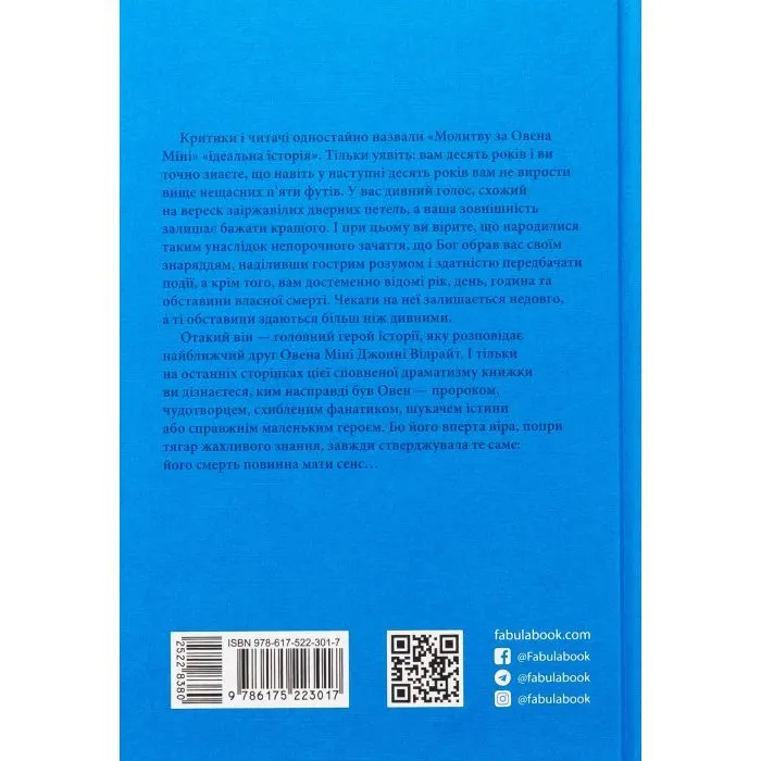 Книга Молитва за Овена Міні - Джон Ірвінг Фабула (9786175223017) зображення 2