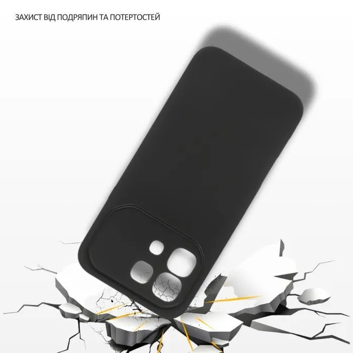 Чехол для мобильного телефона BeCover Silicone Infinix Note 60 (X6879) Black (716043) изображение 4