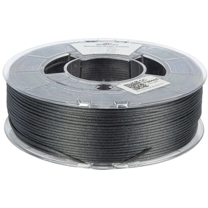 Пластик для 3D-принтера Spectrum S-Flex Carbon 1.75mm 0.25kg Black (81009) зображення 2