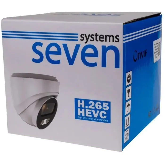 Камера відеоспостереження SEVEN Systems IP1002PA (2.8) white зображення 8