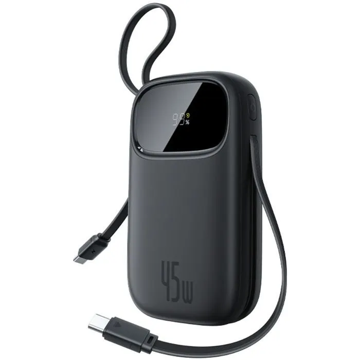 Батарея універсальна Baseus EnerFill FC31 20000mAh 45W, Digital Display, Cosmic Black (P10082105123-00)