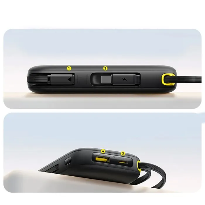 Батарея універсальна Baseus EnerFill FC31 20000mAh 45W, Digital Display, Cosmic Black (P10082105123-00) зображення 7