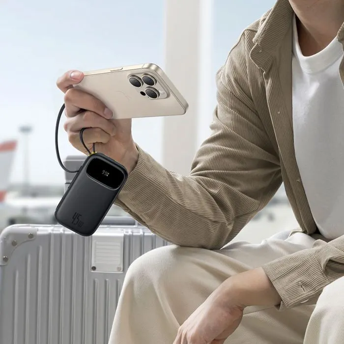Батарея універсальна Baseus EnerFill FC31 20000mAh 45W, Digital Display, Cosmic Black (P10082105123-00) зображення 9