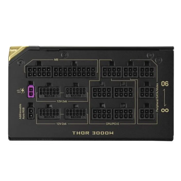 Блок живлення ASUS 3000W ROG Thor Titanium III Edition 20 (90YE00VA-B0NA00) зображення 4