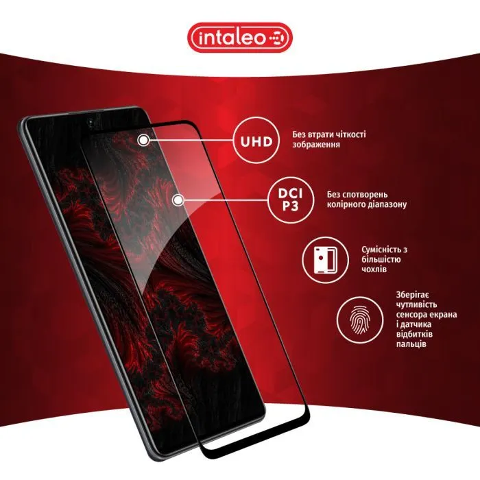 Скло захисне Intaleo Full Glue Xiaomi Redmi Note 11T Black (1283126518904) зображення 4