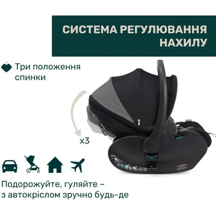 Автокрісло Chicco First-Seat Recline i-Size, група 0+ (8058664191444) (87100.52) зображення 7