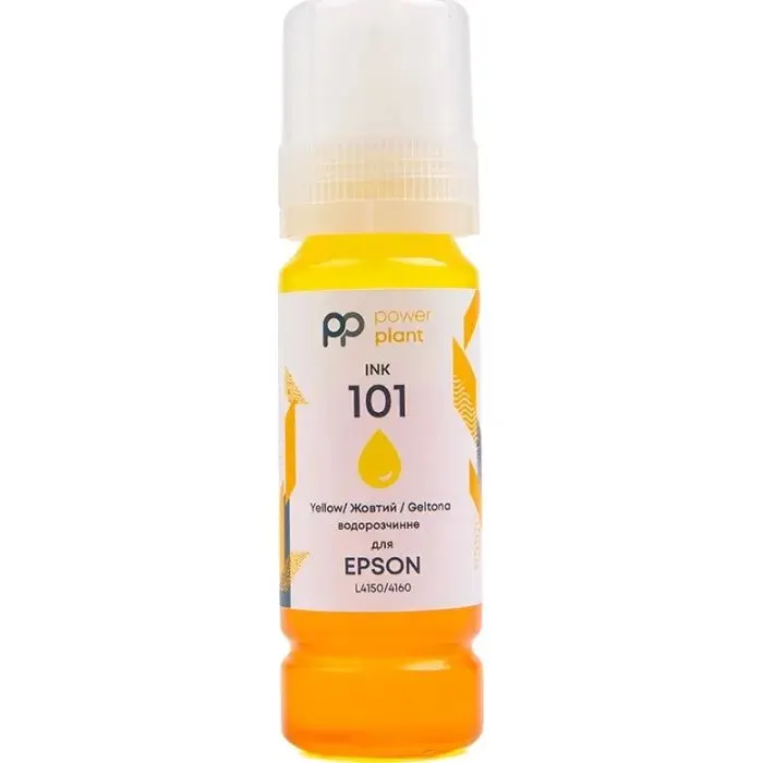 Чорнило PowerPlant Epson 101 L4150/4160 70г Yellow (PP101Y)