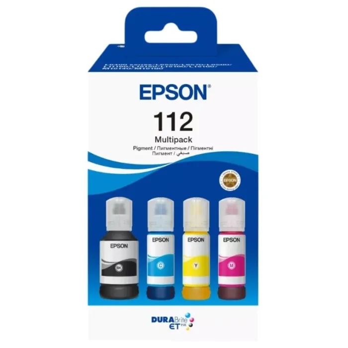 Контейнер з чорнилом Epson 112 EcoTank Pigment Yellow ink (C13T06C44A)