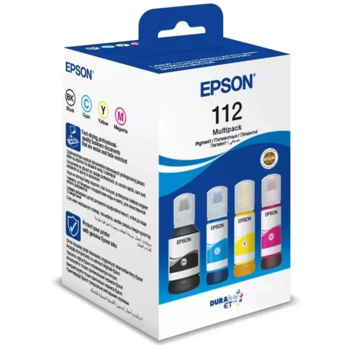 Контейнер з чорнилом Epson 112 EcoTank Pigment Yellow ink (C13T06C44A) зображення 2