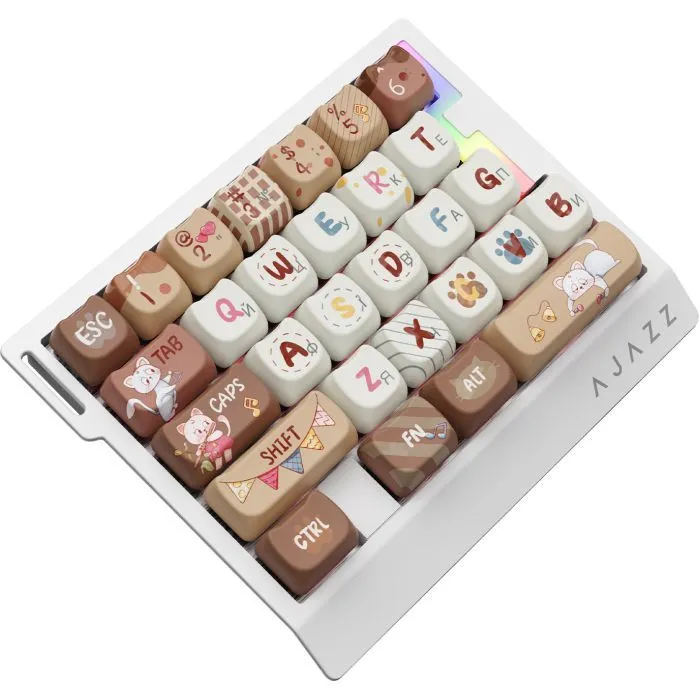 Клавиатура Ajazz AK029 Meow Magnetic Switch USB UA Beige (AK029-M-Y) изображение 5