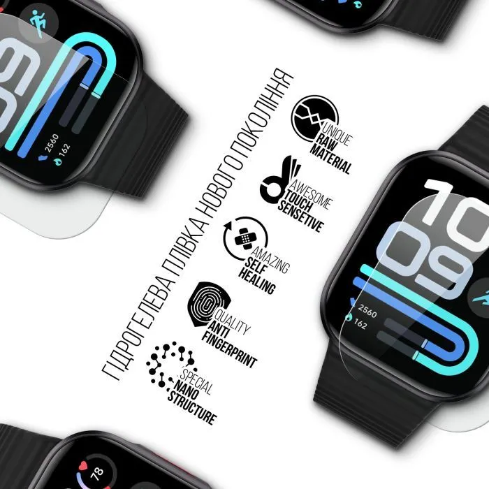 Пленка защитная Armorstandart hydrogel Xiaomi Redmi Watch 6 Lite 6 pcs (ARM94016) изображение 2