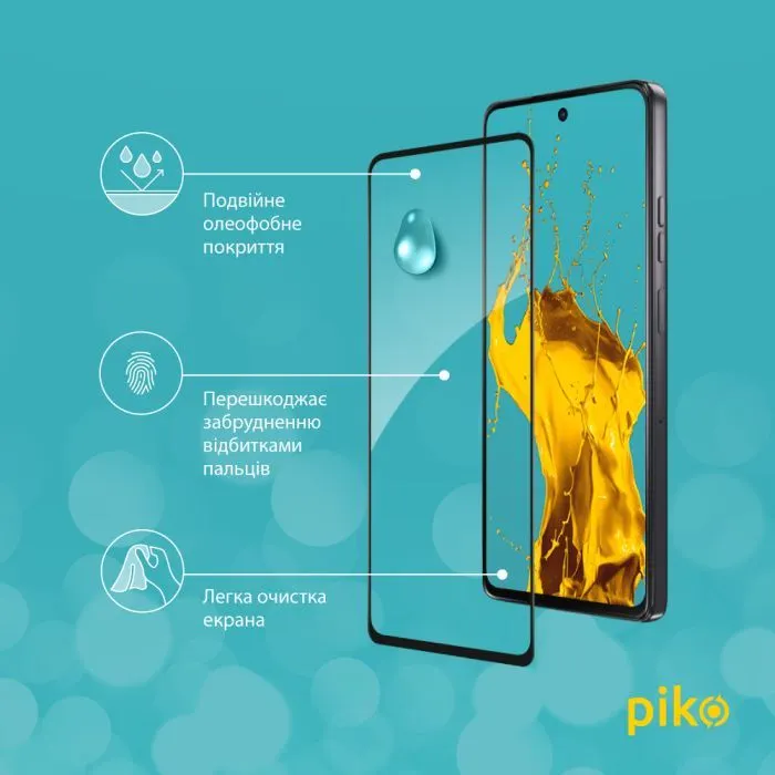 Скло захисне Piko Full Glue ESD Moto G77 Black (1283126636912) зображення 5