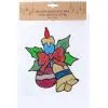 Новорічні наклейки Chomik 18x25см, Дзвінок з кулькою (5900779851894_2) зображення 2