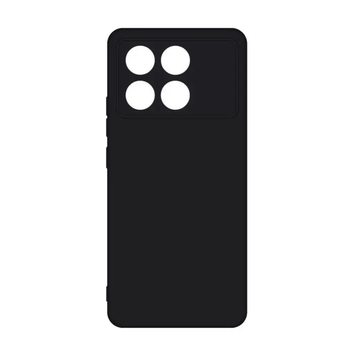 Чохол до мобільного телефона Intaleo Silicone Poco X6 Pro Black (1283126600500)