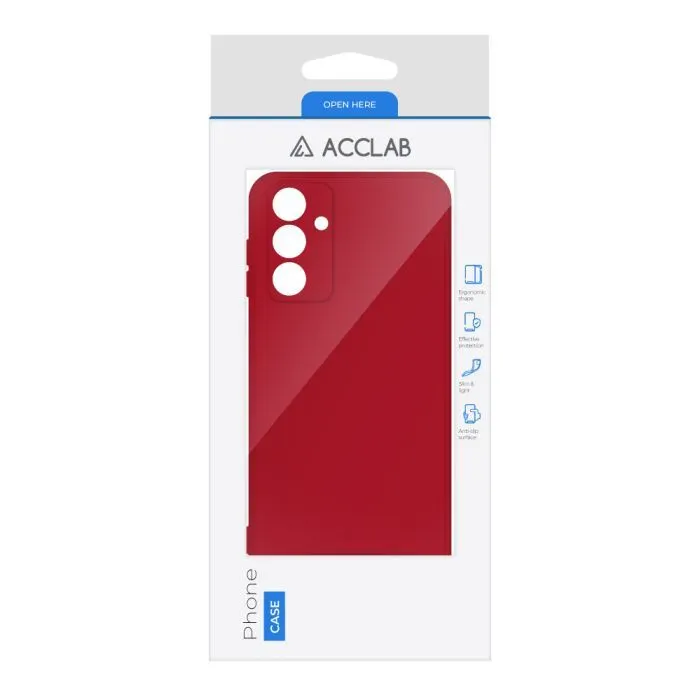 Чохол до мобільного телефона ACCLAB SoftShell Samsung Galaxy A24 Red (1283126586880) зображення 2
