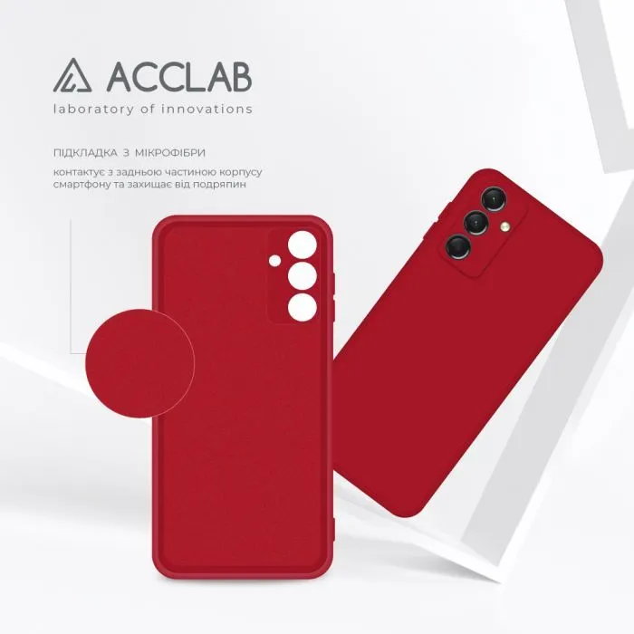 Чохол до мобільного телефона ACCLAB SoftShell Samsung Galaxy A24 Red (1283126586880) зображення 5