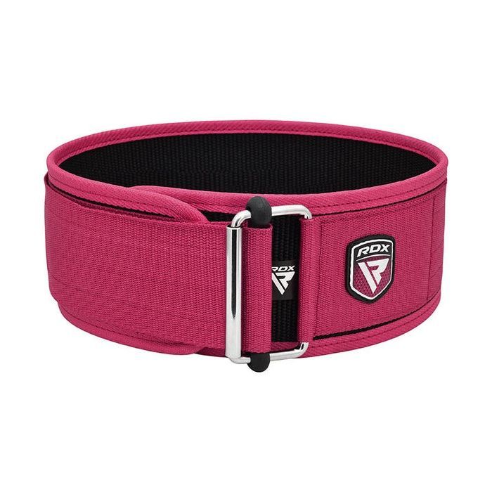 Атлетичний пояс RDX RX1 Weight Lifting Belt Pink XS (WBS-RX1P-XS)