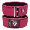 Атлетичний пояс RDX RX1 Weight Lifting Belt Pink S (WBS-RX1P-S) зображення 2