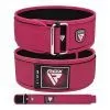 Атлетичний пояс RDX RX1 Weight Lifting Belt Pink S (WBS-RX1P-S) зображення 4