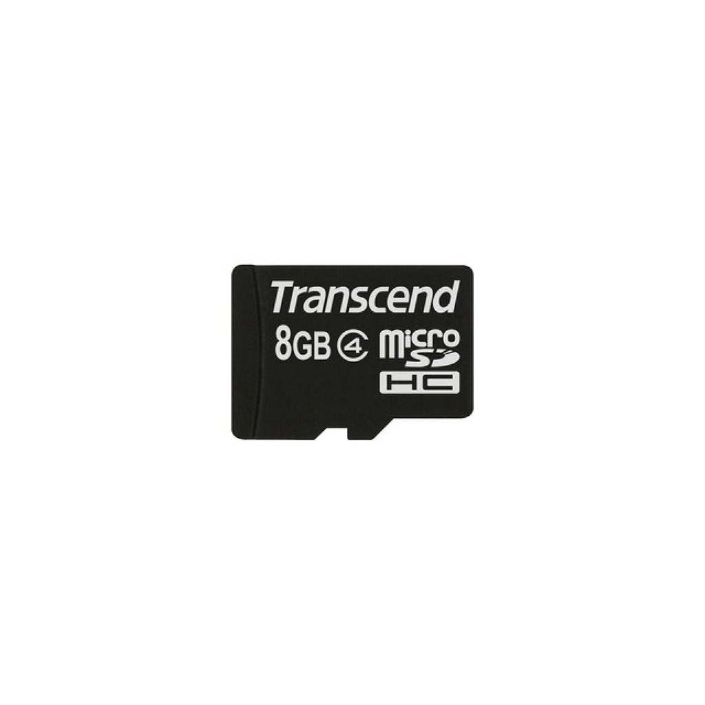 Карта памяти Transcend 8Gb microSDHC class 4 (TS8GUSDC4)