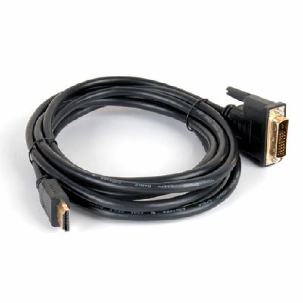 Кабель мультимедийный HDMI to DVI 24+1pin M, 1.8m Gemix (Art.GC 1416)