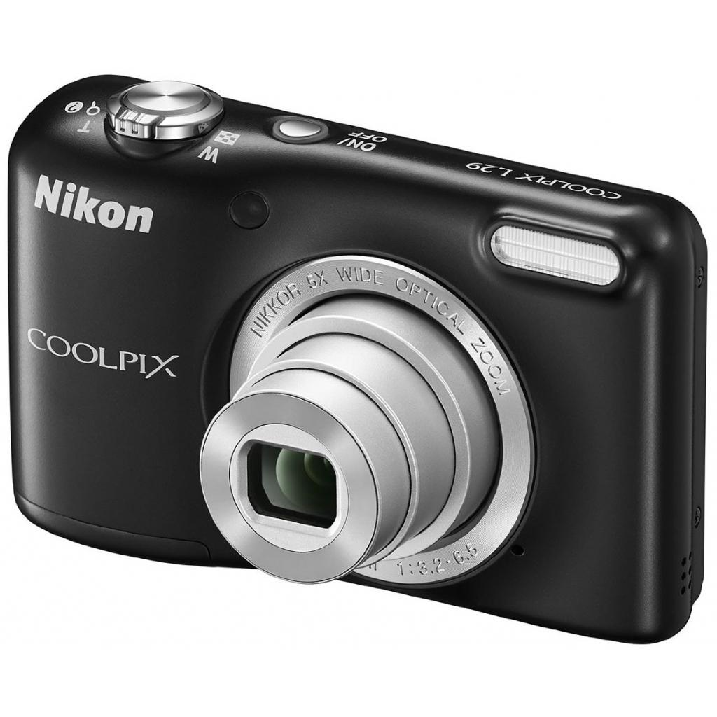 Цифровой фотоаппарат Nikon Coolpix L29 Black (VNA681E1)