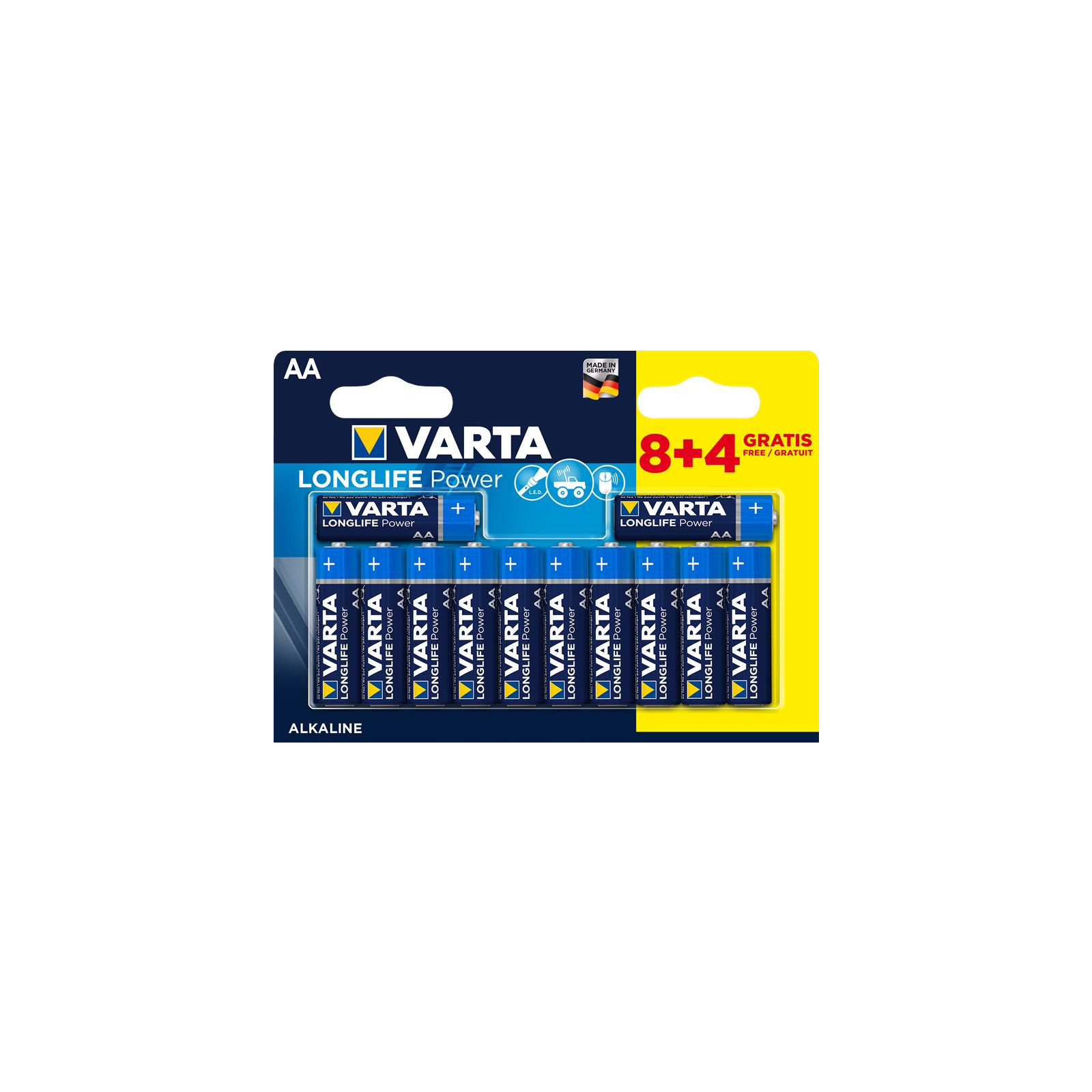 Батарейка Varta HIGH Energy ALKALINE * 12 (8+4) (04906121472)