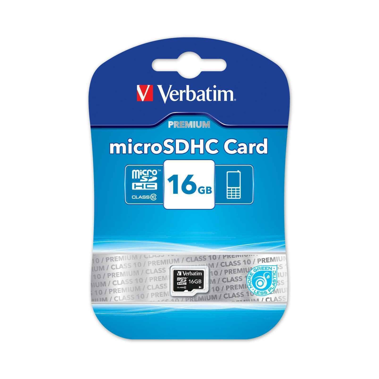 Карта пам'яті Verbatim 16GB microSDHC class 10 (44010) зображення 2