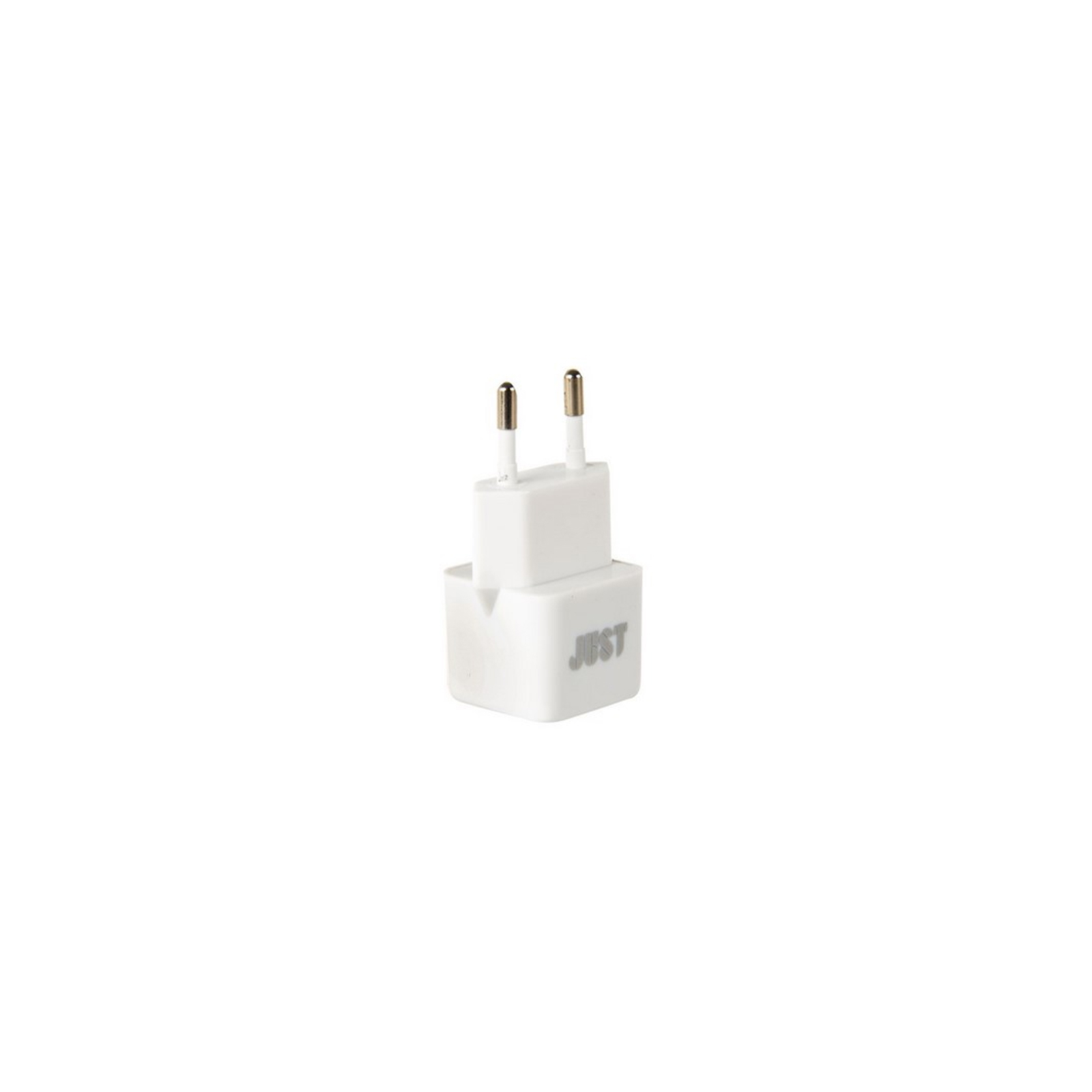 Зарядний пристрій Just Atom USB Wall Charger (1A/5W, 1*USB) (WCHRGR-TM-WHT) зображення 2