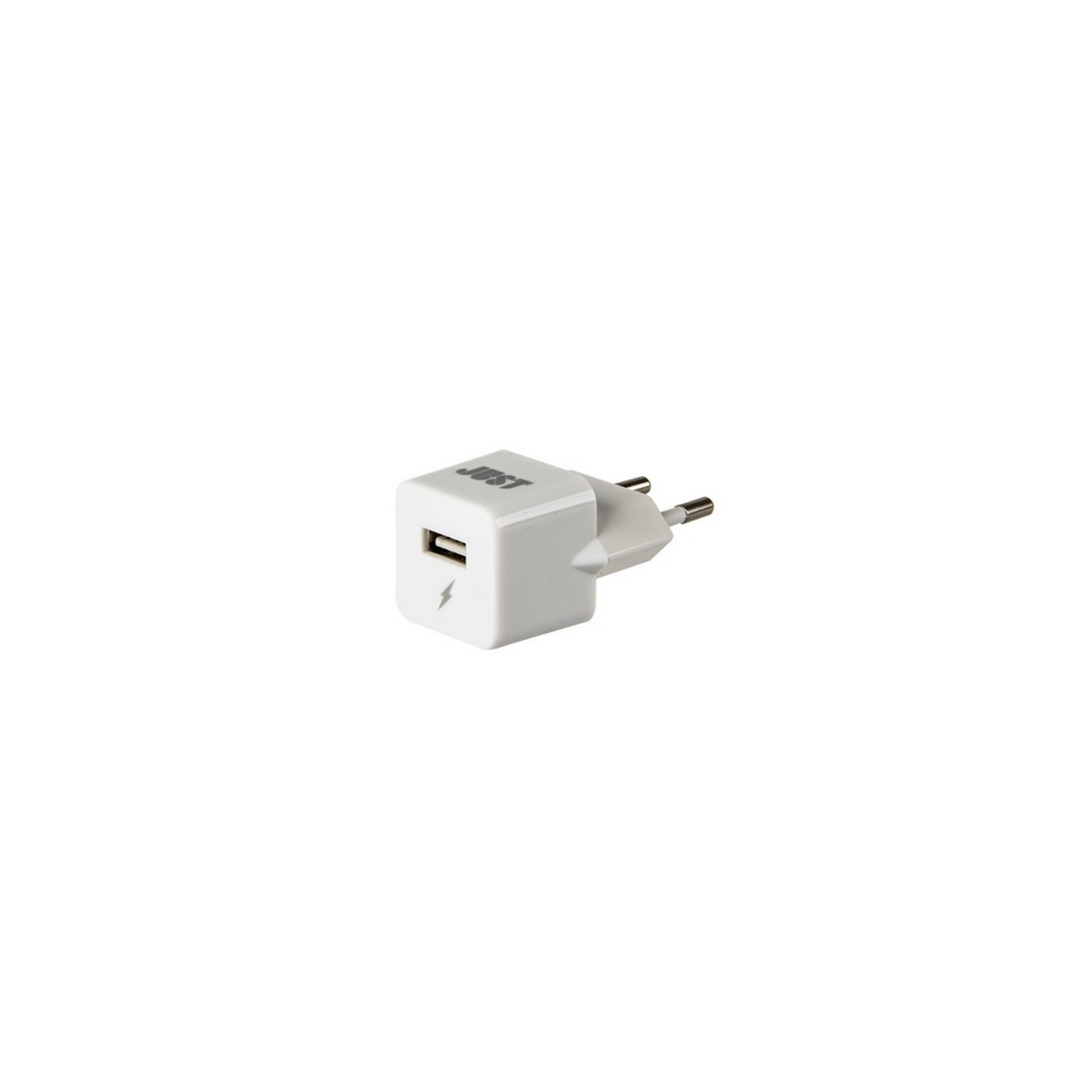 Зарядний пристрій Just Atom USB Wall Charger (1A/5W, 1*USB) (WCHRGR-TM-WHT)
