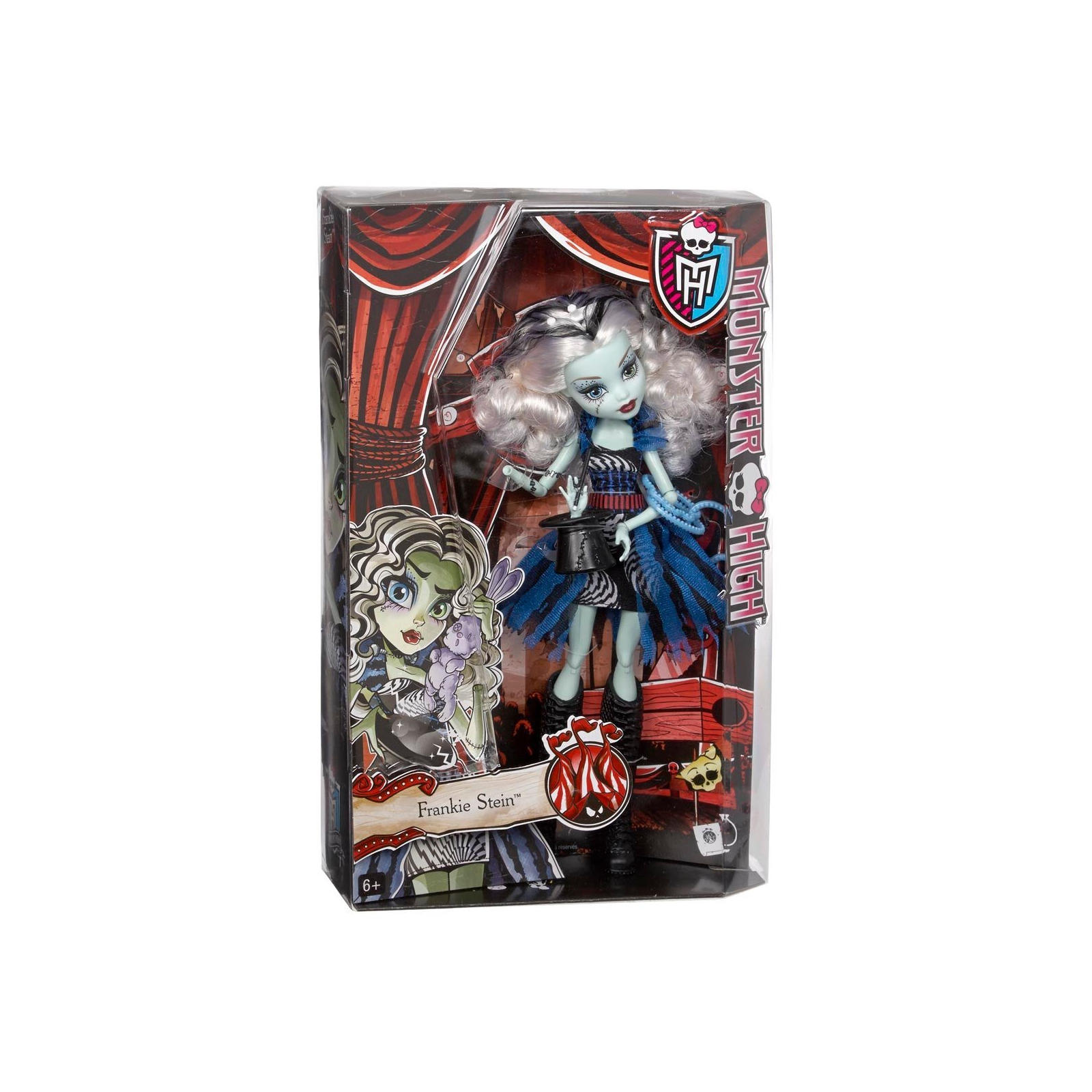 Кукла Monster High Френки Штейн серии Монстро-цирк (CHY01-2) изображение 5