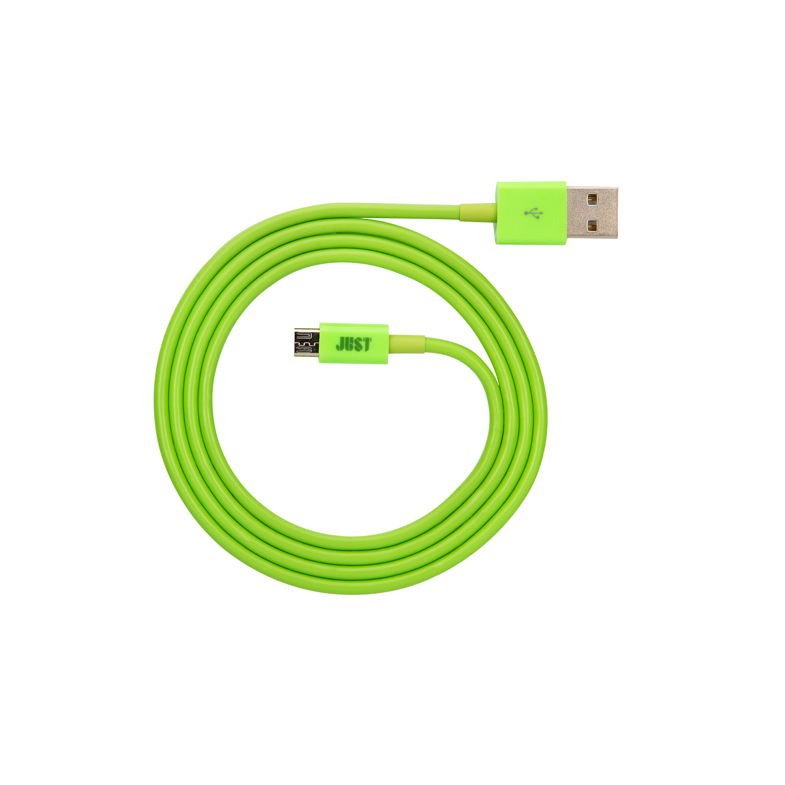 Дата кабель USB 2.0 AM to Micro 5P 1.0m Simple Green Just (MCR-SMP10-GRN) зображення 3