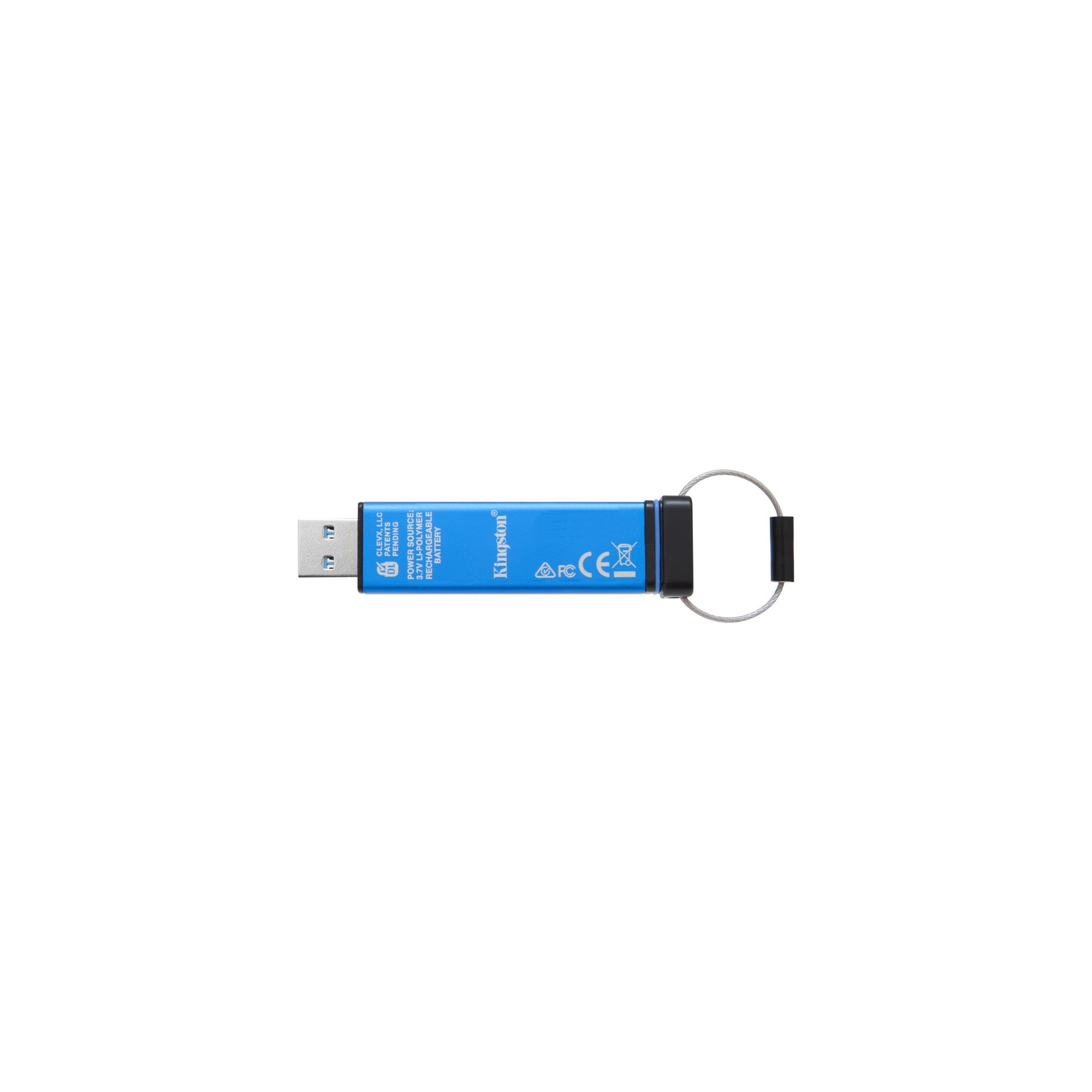 USB флеш накопичувач Kingston 16GB DT 2000 Metal Security USB 3.0 (DT2000/16GB) зображення 3