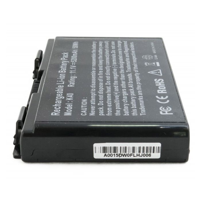 Аккумулятор для ноутбука Asus K40 (A32-F82) 5200 mAh Extradigital (BNA3927) изображение 2